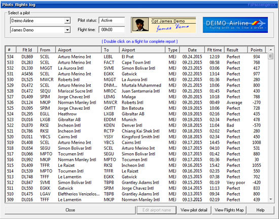 flight logs